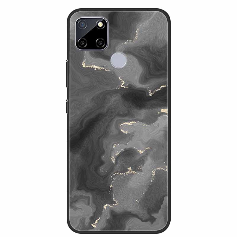 Für Realme C25 Hülle Marmor Silikon TPU Weiche Abdeckung Handyhülle Für OPPO Realme C25S C25 S Funda Stoßfest Coque RMX3191 Capa