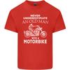 Biker Old Unisex Motorbike Motorcycle Funny Unisexs Light Cotton Tshirt