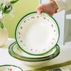 Hao Aijia Spring Bloom 12-Piece Ceramic Dinnerware Set