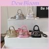 Girls Sequin Shoulder Handbag With Pu Material For Daily Casual And Kid Use