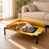 Elevated Dog Bed Portable Pet Hammock Sturdy with Pillow for Puppy Cats Dogs M 66cmx45cmx17cm