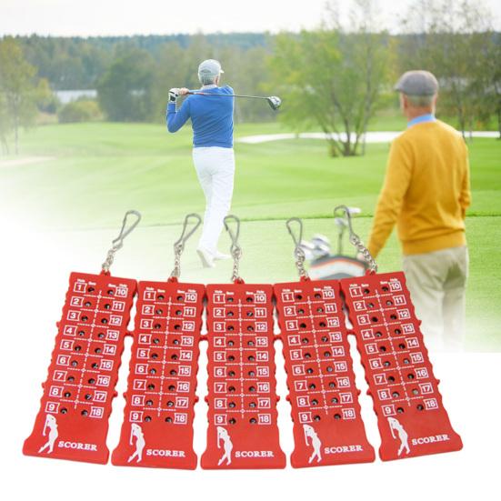 Golf Scoreboard Anti-crack Waterproof Clearly Marked Thickened Golf Scoring Metal 18 Hole Golf Stroke Putt Score Counter Golf Sport