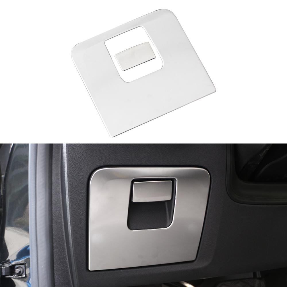 Car Driver Side Glove Box Handle Cover Trim for BMW X3 G01 X4 G02 2018-2022 LHD Storage Box Handle Steel Sticker Accessories