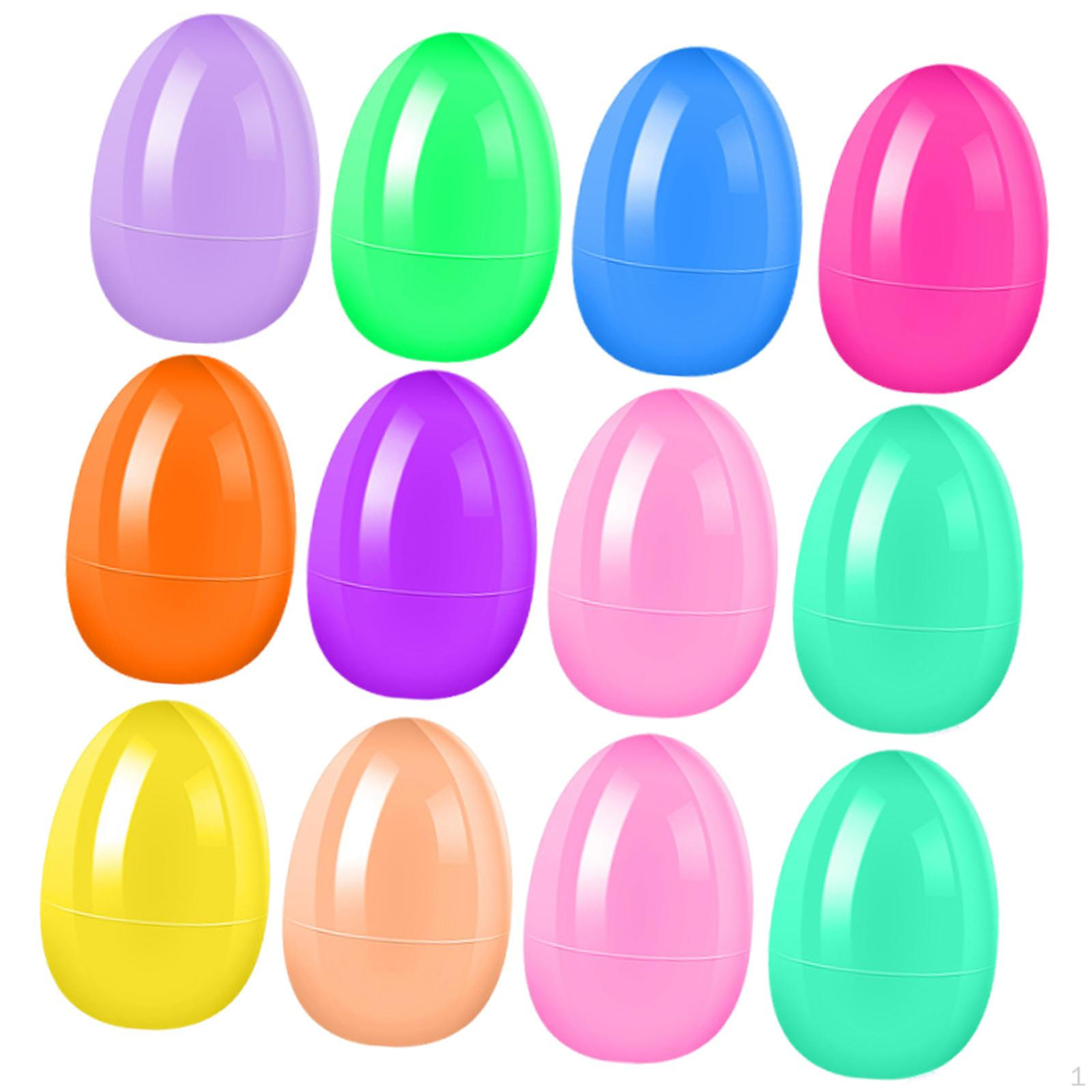 

12 Easter Decorative Toys Made of PP for Event Gifts Home Decor Spring Festival Hoc multicolor