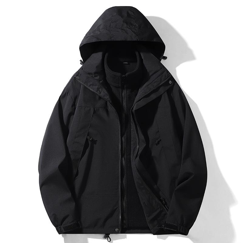 23658 Three-in-One Mountaineering Jacket with Detachable Hood and Liner