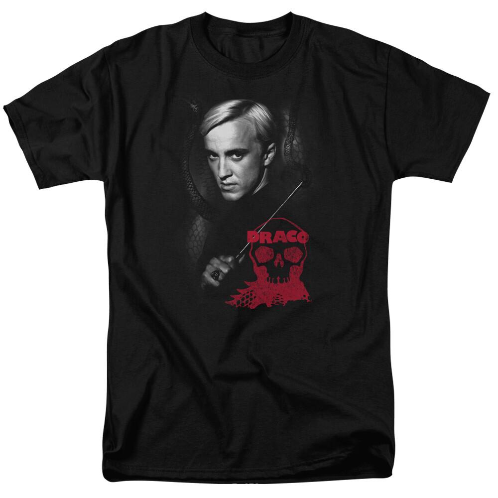 

Harry Potter Draco Portrait T Shirt Mens Licensed Wizard Movie Tee Black M