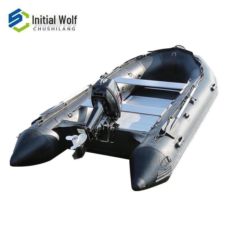 Initial Wolf Black King Kong Inflatable Boats  Outboard Motors