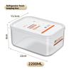 Fresh-keeping Box  for Food-grade Refrigerator Microwave Oven-heated Rectangular Fruit Vegetable Froze Meat Storage Sealed Box