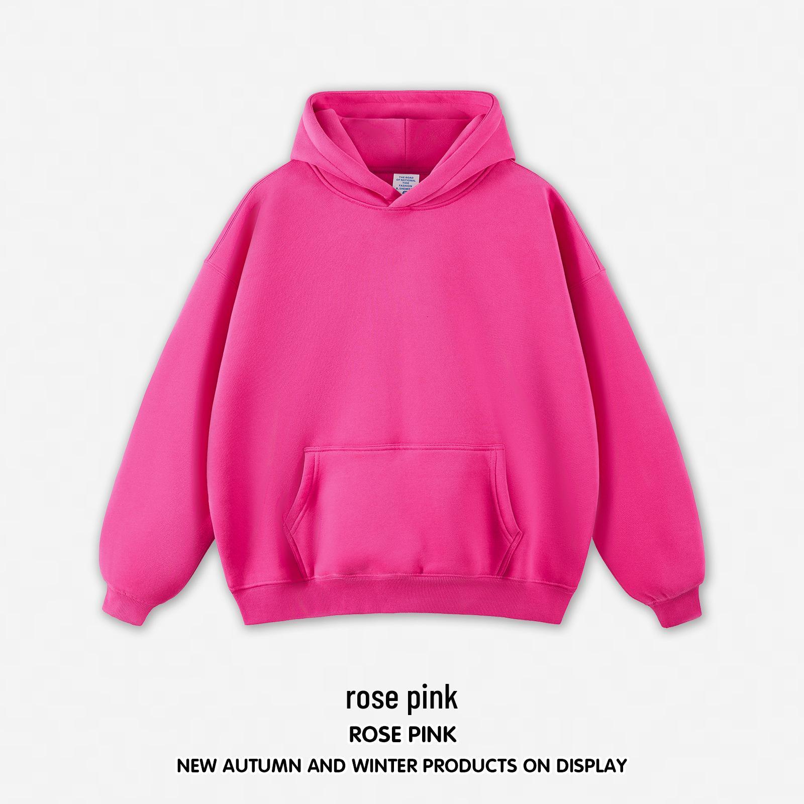 RS Men s Wear | Unisex American Trendy Hoodie, Plus-Velvet, Autumn/Winter Style X-Large