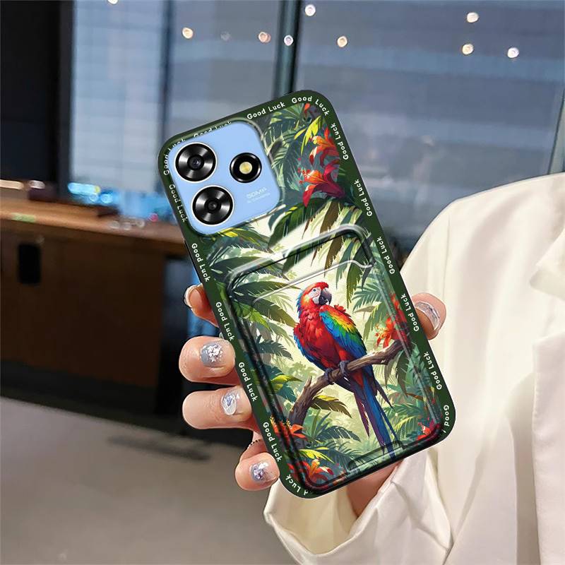 Waterproof Fashion Design Phone Case For ZTE Blade A73 4G/V50 Smart/V50 Design 4G/Axon50Lite Card Bag Back Cover Cartoon
