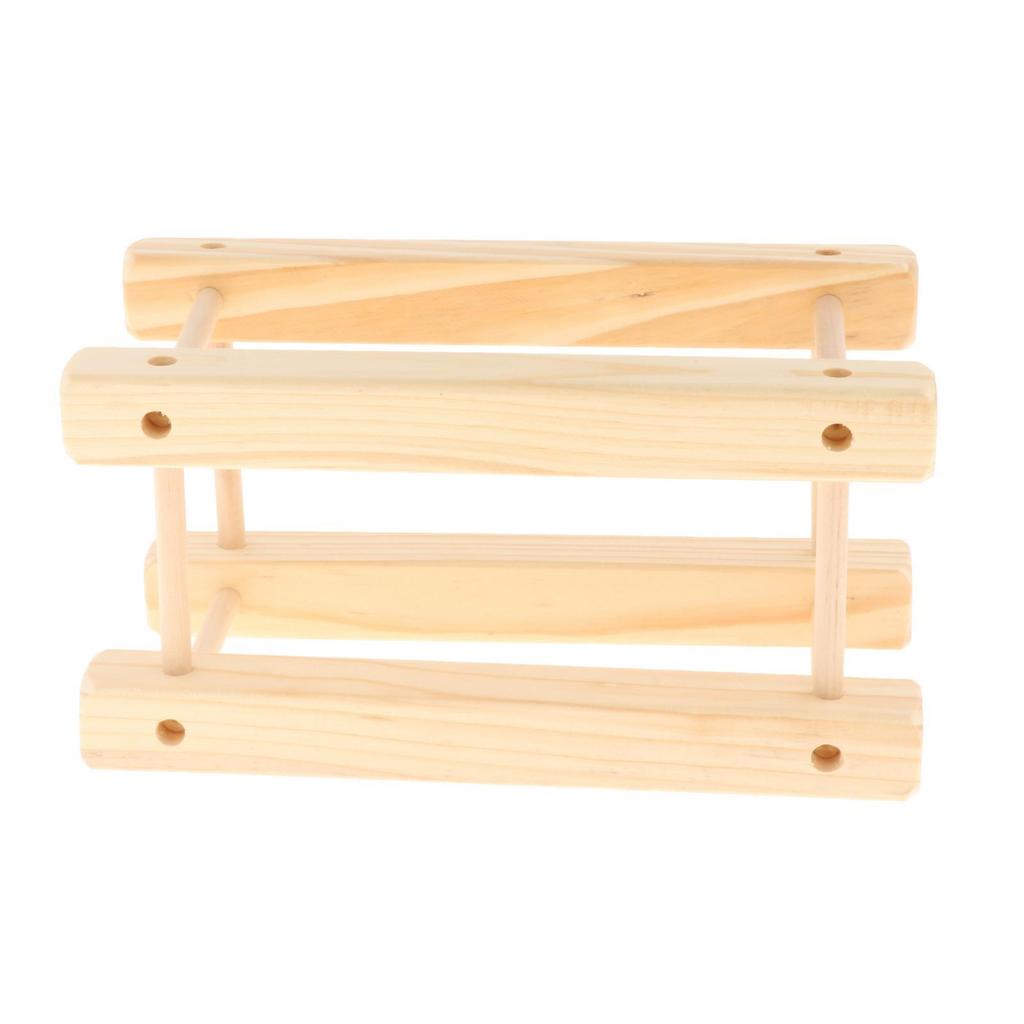 Wooden Bottle Holder Table Top Stands Rack Display Stand for Home Decor Kitchen Organization