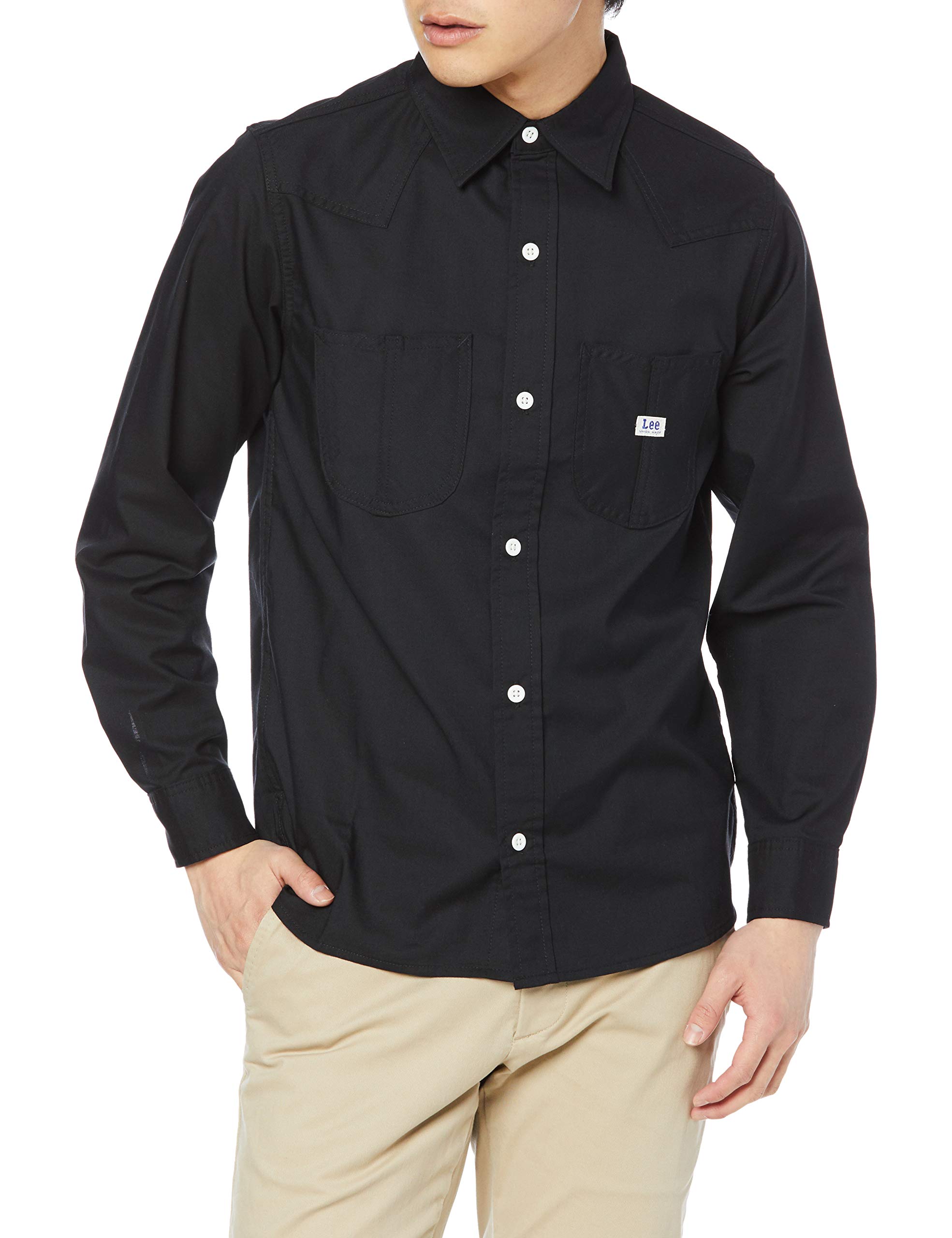 

Рубашка Lee LCS49001 Черная XS На пуговицах чёрный