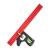 Combination Angles Ruler Aluminum Alloy Accurate Professional Woodworking Measure Square for Home