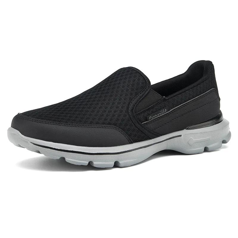 2025 New Shoes Men Loafers Summer Breathable Casual Walking Shoes Mens Sneakers Comfortable Zapatillas Hombre Plus Size 40-46