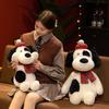 Cartoon Cute English Spotted Dog Doll Sitting Puppy Plush Toy Doll Children Soothing Doll Gift