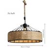 Hemp Rope Lights Modern Hanging Handmade Chandeliers Retro Home Decoration Indoor Light Vintage Rope Pendant Lights