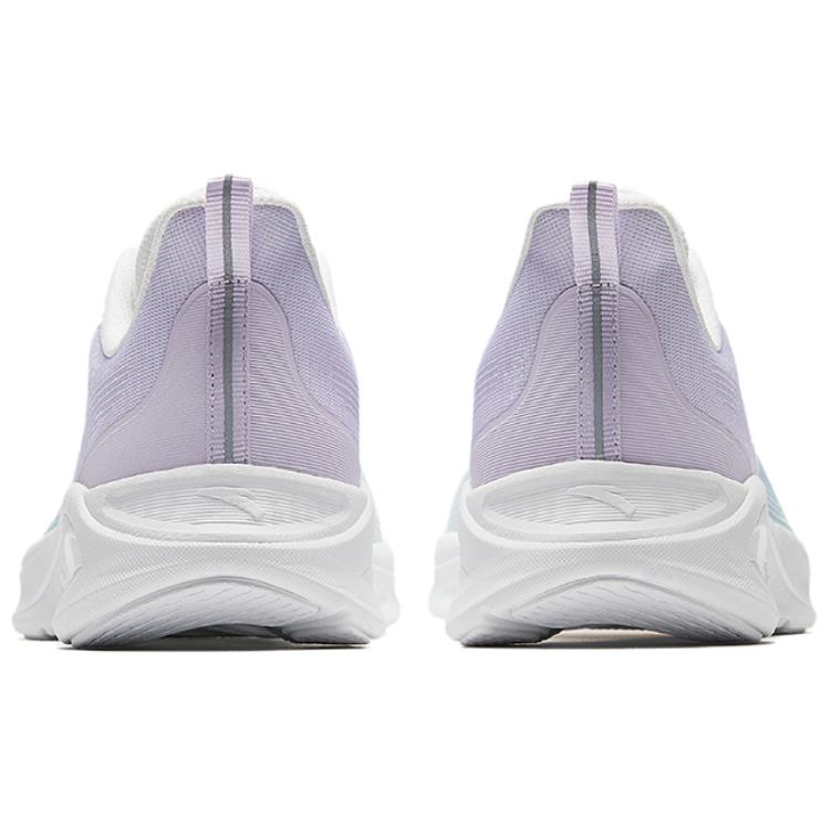 Anta Lightweight Comfortable Versatile Non-Slip Durable Low-Top Casual Running Shoes Women sneaker Purple White 122525540-3