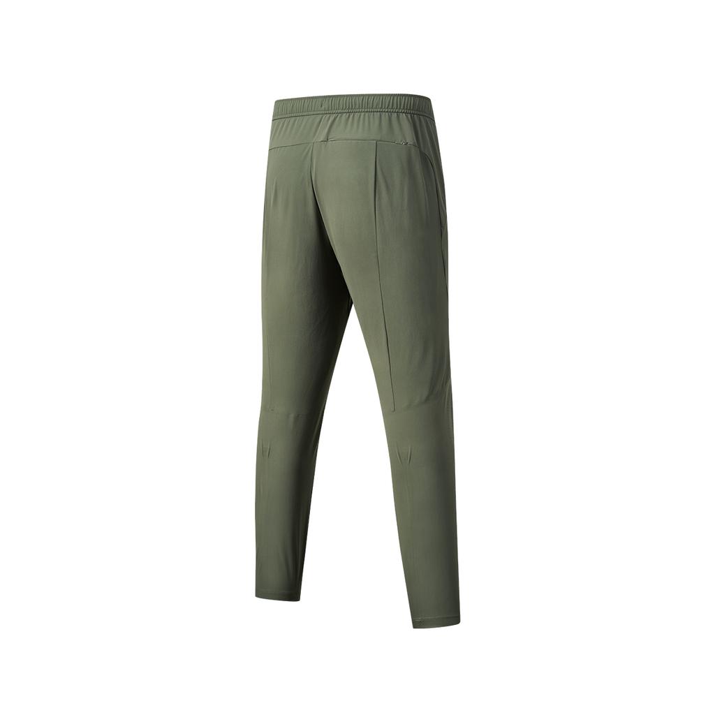 SAUCONY Urban Elastic Low Waist Straight Leg Knitted Sports Pants Men Pants Rock-Gray Army-Green SC2240114C-GE128