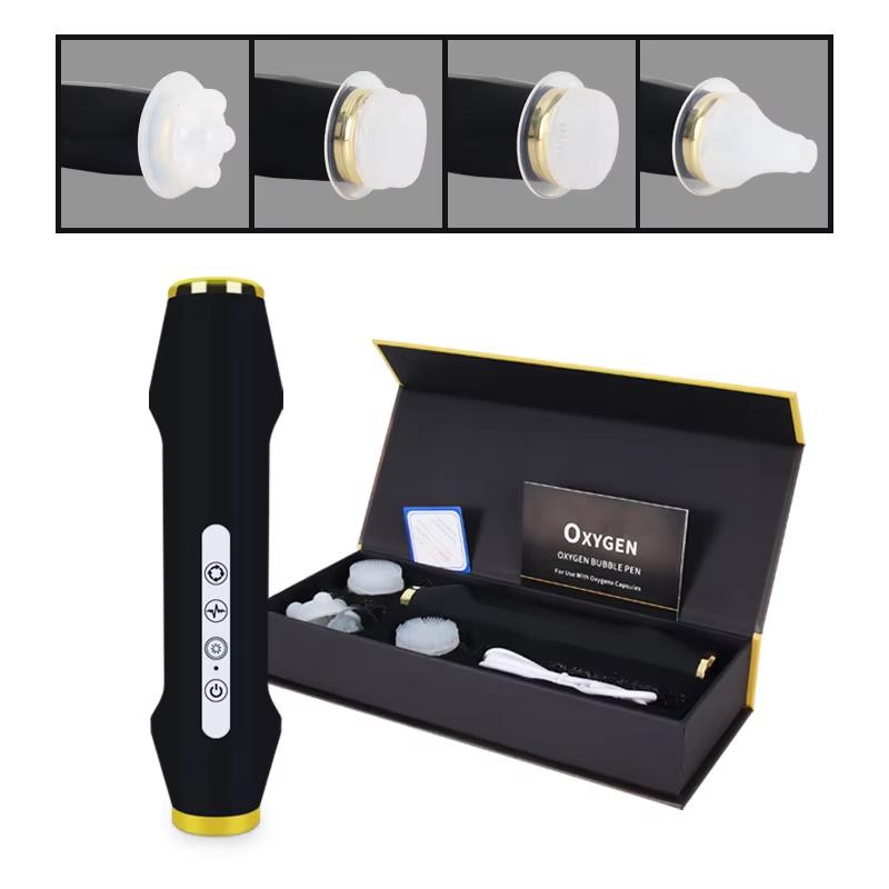 2025Uppgradering Syrebubbla Penna CO2 Syre Bärbar Ansiktsmaskin för Hudvård, CO2 Gel Ansiktsbehandling, Ansikts-SPA Syreskönhet