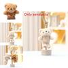 Plush Bear Keychain With Super Soft Short Plush For Girls Gift And Bag Decor