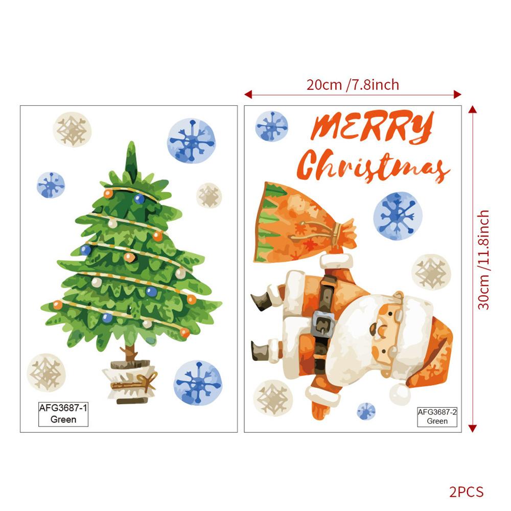 Wall Sticker Festive Christmas Christmas Decoration Supplies Must Have Holiday Room Decoration Creative Stickers Unique Sticker