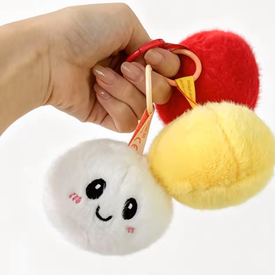 Simulation Dumpling Squishies Blind Box Plush ToyAnimated Characters Mysterious Surprise Box Keychain Children' Gift