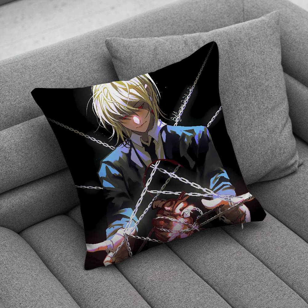 H-HUNTER Kurapika HUNTER Kuddfodral Kuddfodral Hem Soffkuddar Bilkuddar Kuddfodral Kontorskuddfodral Kudde