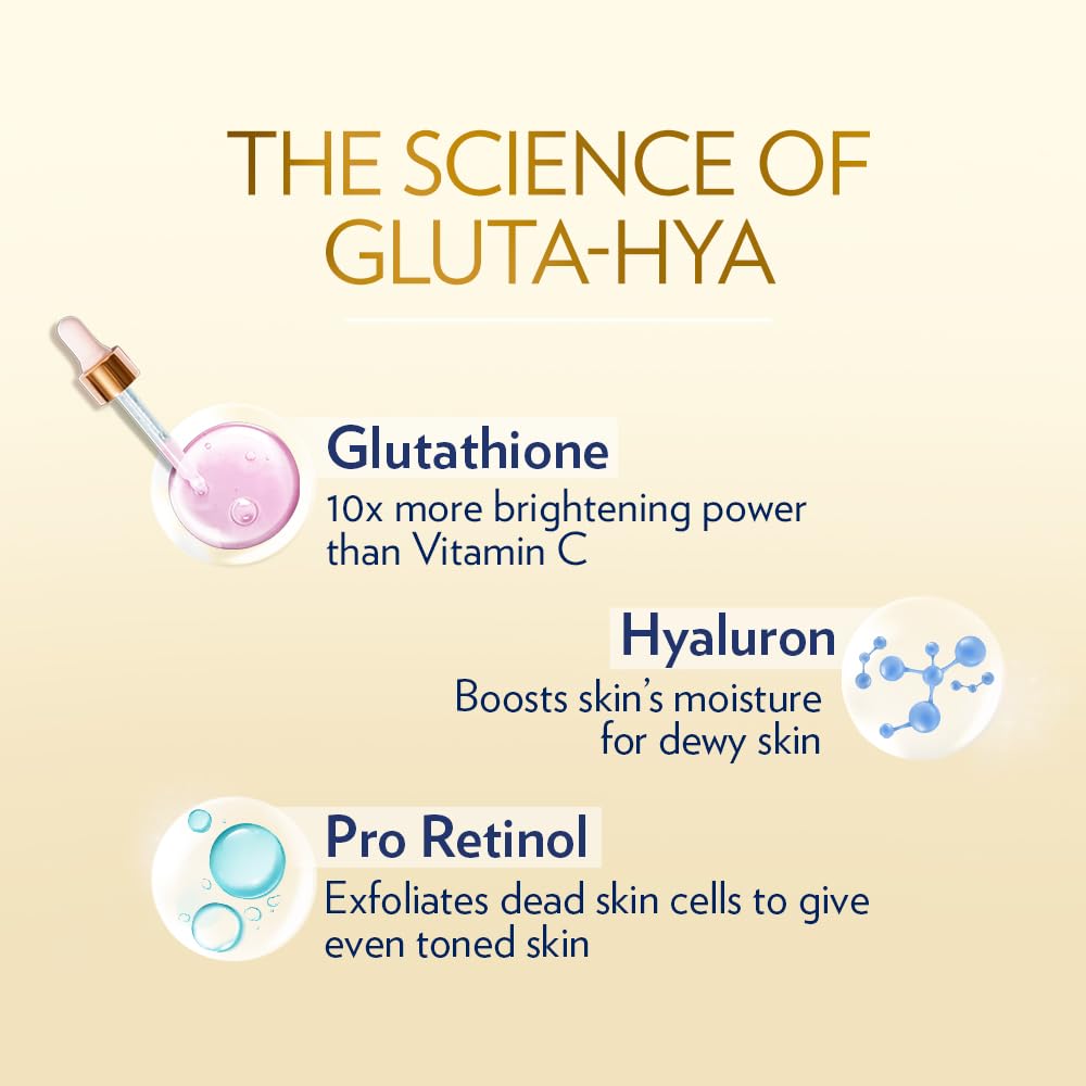 Vaseline Gluta-Hya Lotion Éclat Sans Imperfections 200 ml X Lot de 2 Hydratant Éclaircissant Visage et Corps Texture Légère