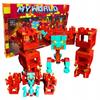 Fortăreață Robot Minecraft 2 în 1 Casă cu LED Set de Cuburi pentru Jocuri