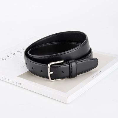 Women'S First Layer Cowhide Leather Belt Simple Belt Decorative Trousers Jeans Belt