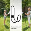 Garage Organization System Heavy Duty Garden Hose Holder, Wall Mount Iron Water Metal Hook Hanger, Multi-functional Organizer for Cables Mops
