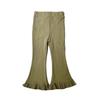 Stretch Cotton Vintage Bell-Bottom Pants All-Matching Base Children's Clothing