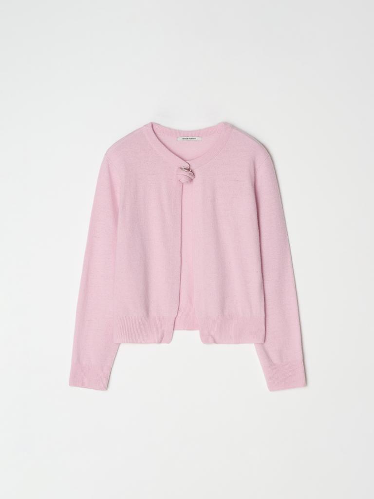 BEMUSE MANSION Camelia Knit Cardigan - Pink