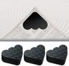 2/50pcs Carpet Non-slip Sticker Reusable Washable Anti Curling Carpet Patch Fixed Stickers Floor Rug Mat Tape Gripper Corner Pad
