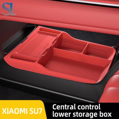 For Xiaomi SU7 YU7 2024 2025 2026 Storage Box Center Armrest Hidden Box Cup Holder Organizer Interior Accessories