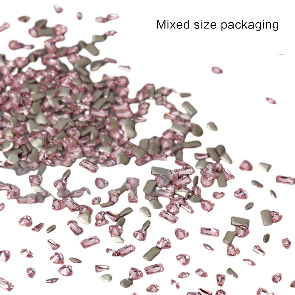 DIY Nail Art Sada 50 kusů kamínků a nepravidelných šperků pro kreativní designy manikúry