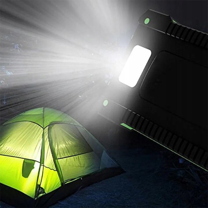 Powerbank Solarny Pancerny 20000Mah 2Xusb Latarka