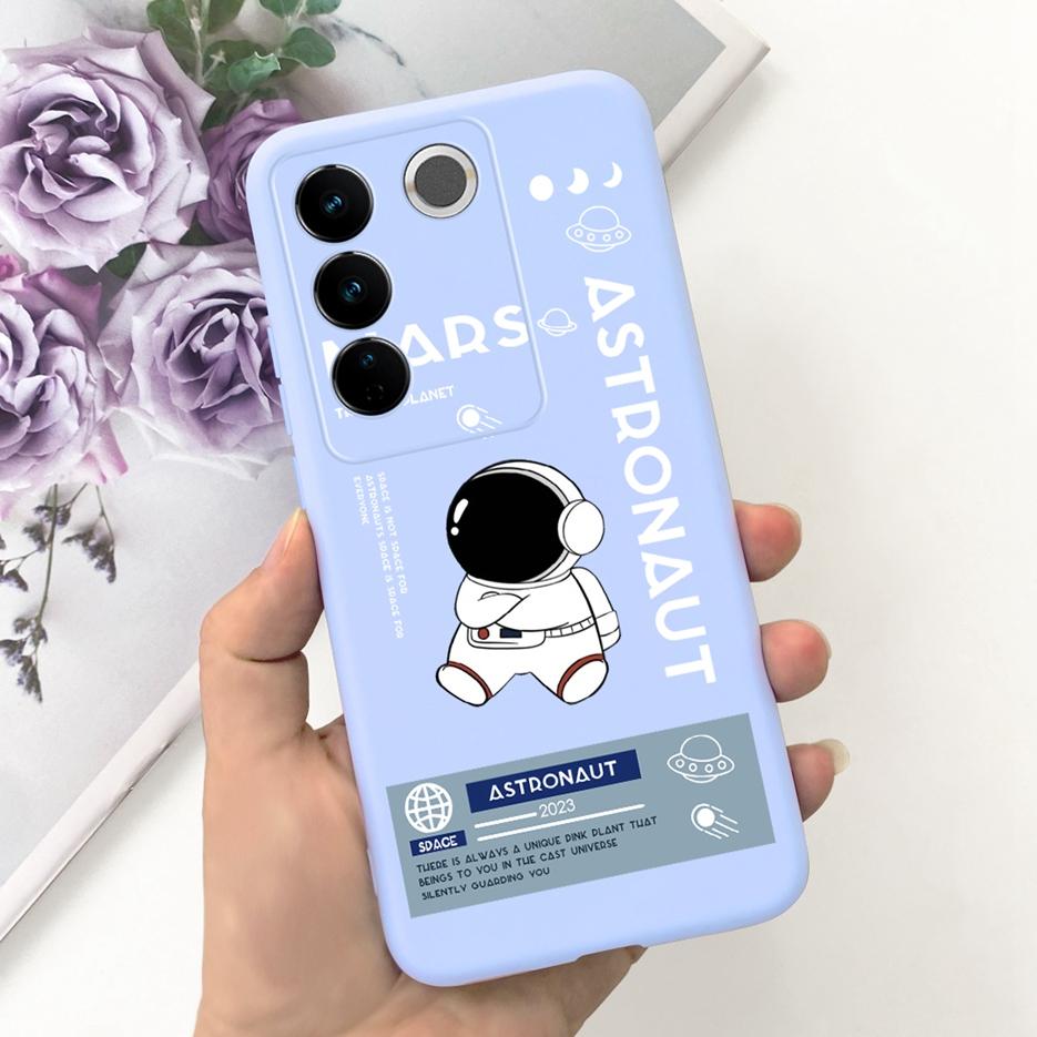 For Vivo V27 Case Vivo V27e V2237 Cute Fashion Painted Cover Soft Silicone Phone Case For Vivo V27 Pro V 27 V27e Back Cover Bags
