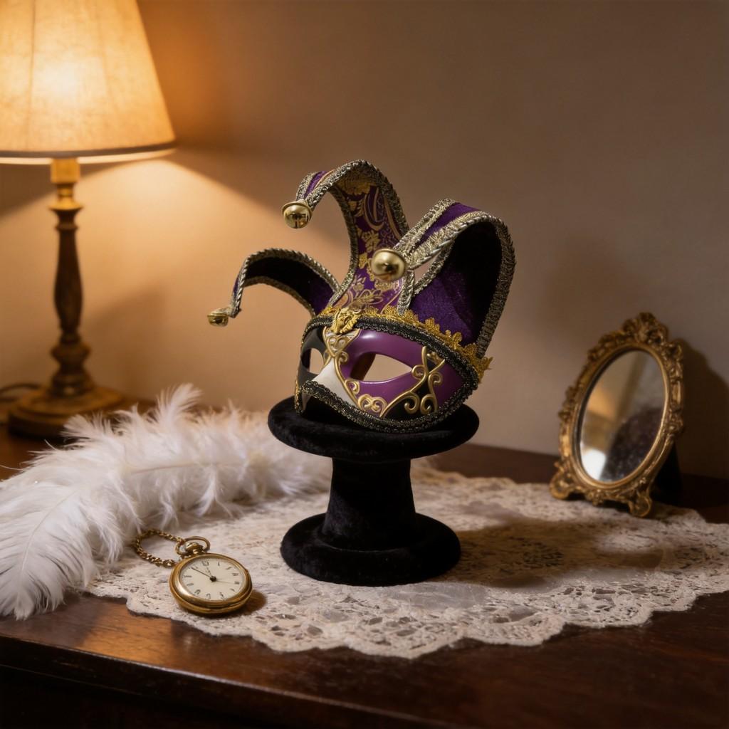 Maschera Veneziana Italiana Per Uomo Con Stile Nobile Per Le Celebrazioni Di Halloween E Carnevale