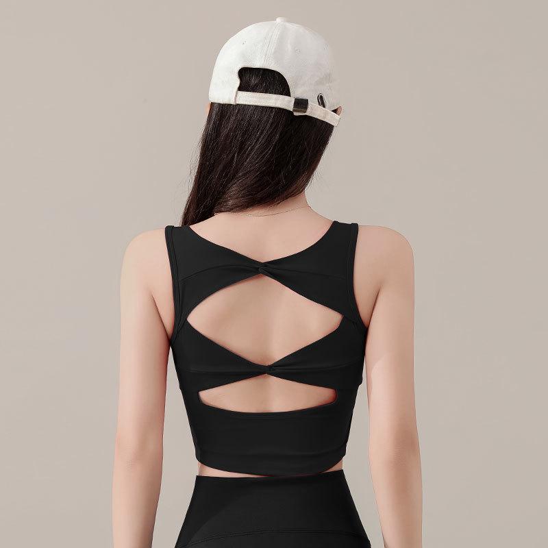 

Женский высококачественный комплект для йоги на осень/зиму 2025: Тренировки по пилатесу, фитнес, беговые брюки и спортивный жилет Large