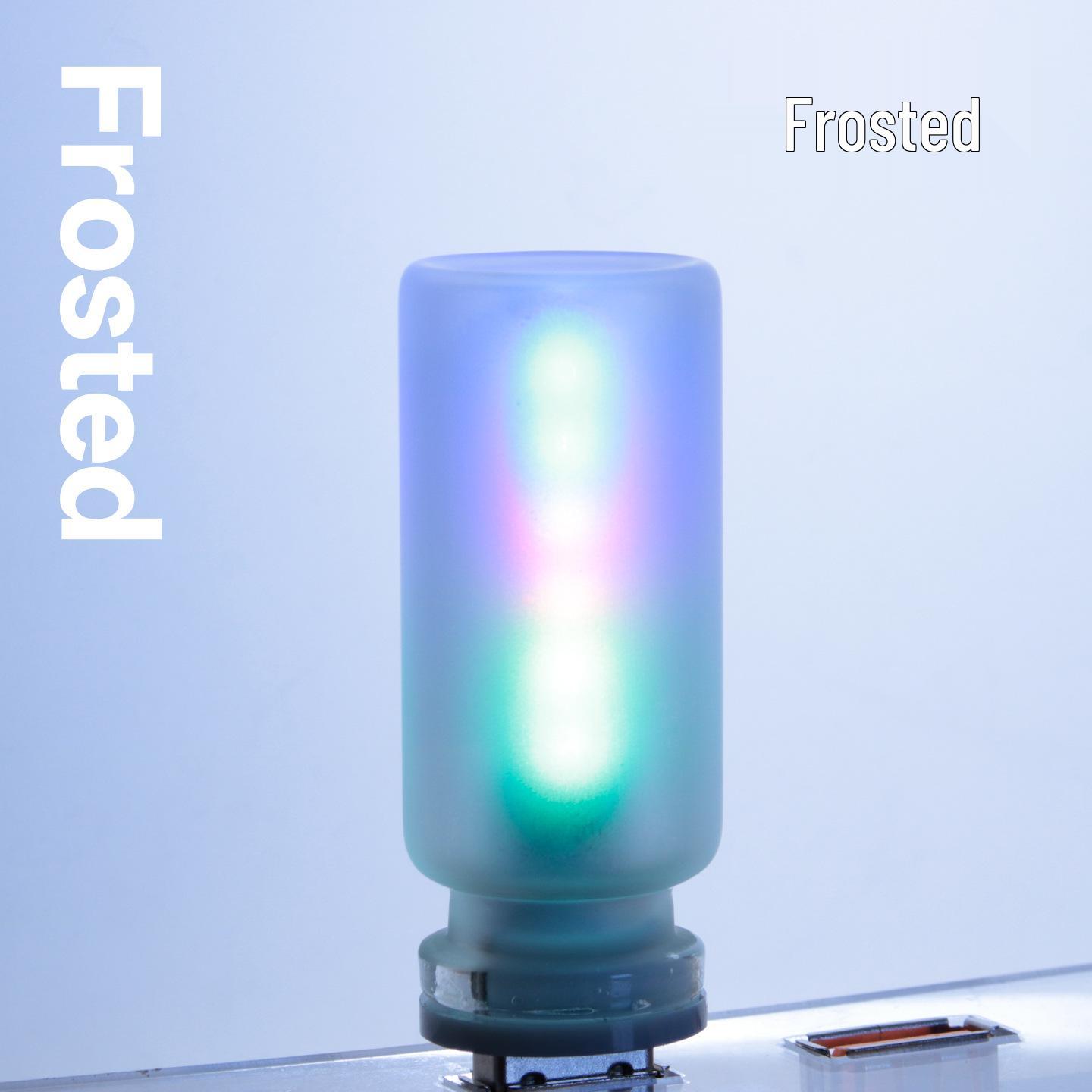 

USB Стеклянная бутылка Автоматически меняющий цвет Сенсорный ночник для автомобиля и спальни