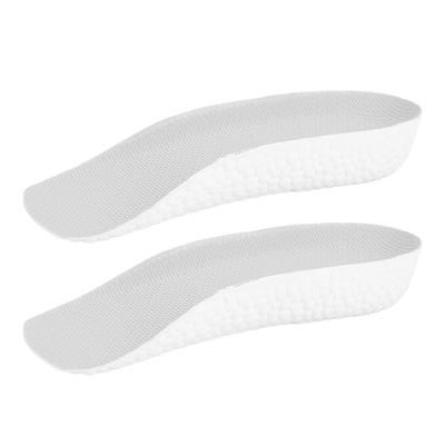2 Pairs Height Increase Insole Anti Slip Hard Wearing Comfortable Breathable Heel Lift Shoe Pads