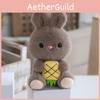 Adorable Rabbit Stuffed Animal Plushie Keychain Fluffy Bunny Doll For Gift Ideas