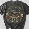 Vintage Wheelbarrow Ivy T-Shirt, Botanical Gardener Gift, Comfort Colors Cotton Tee