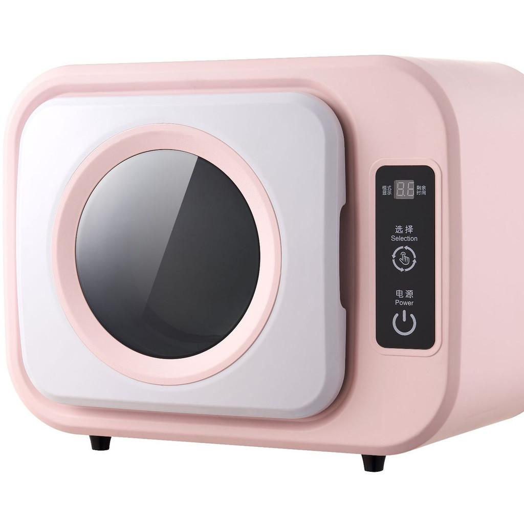 Mini inteligentní bubnová sušička pro domácnost UV sterilizace sušicí stroj Kolejová sušička prádla 300W 370x280x290mm