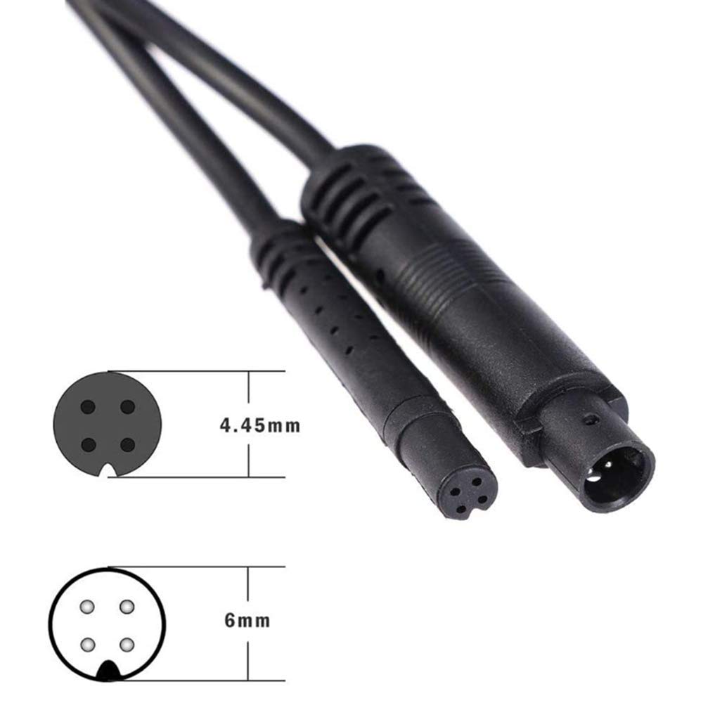 Chaslean Dashcam Verlängerungskabel Rückfahrkamera Verlängerungskabel 24V/ 4 Pin 3M