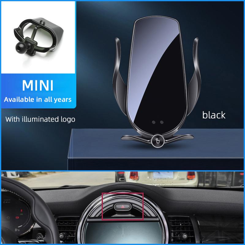 For Bmw X1 X2 X3 X4 X5 X6 X7 2 3 5 7 Series Wireless Charging Magnetic Car Phone Holder Base Charger Auto Accessories For iPhone