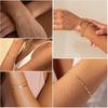 Gold Bracelets Sets for Women Waterproof | Non Tarnish Gold Plated Cuban Paperclip Link Chain Stackable, Trendy Jewelry Accessories Gifts for Women