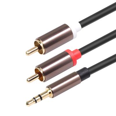 Neues 2RCA auf AUX Kabel 2-RCA auf 3,5mm Adapter Stereo Audio Y-Kabel 3 Meter