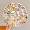 5/6Pcs Girl Hairpins Macaron Color Cartoon Fruit Flower Star Shapes Round Edge-Free Design Hair Clips Side Bang Hair